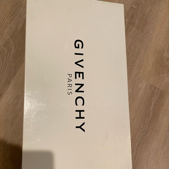 NIB. Givenchy. Storm rubber and ribbed-knit thigh sock boots. - Picture 6 of 13